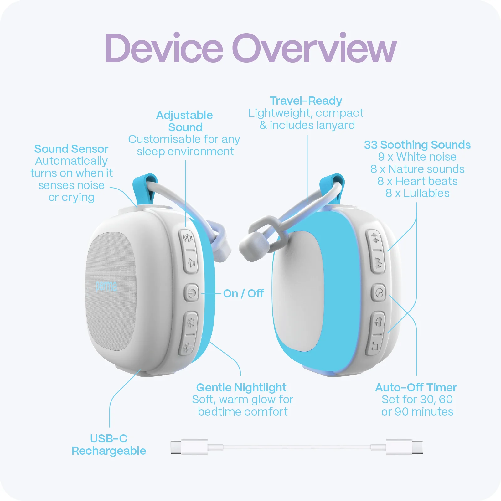 Portable Sound Machine & Nightlight - Image 11