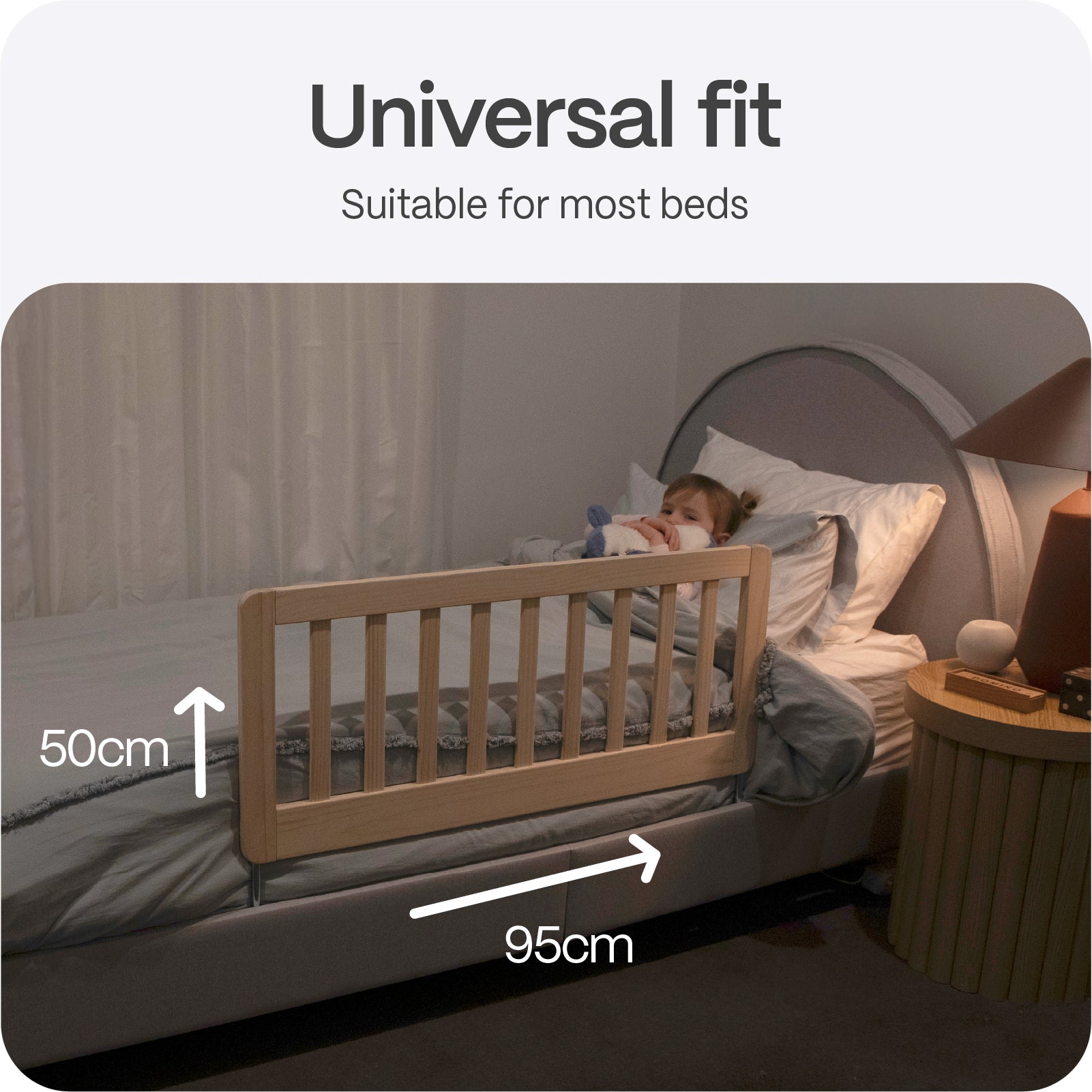 Baby Bed Rail | Timber - Image 4