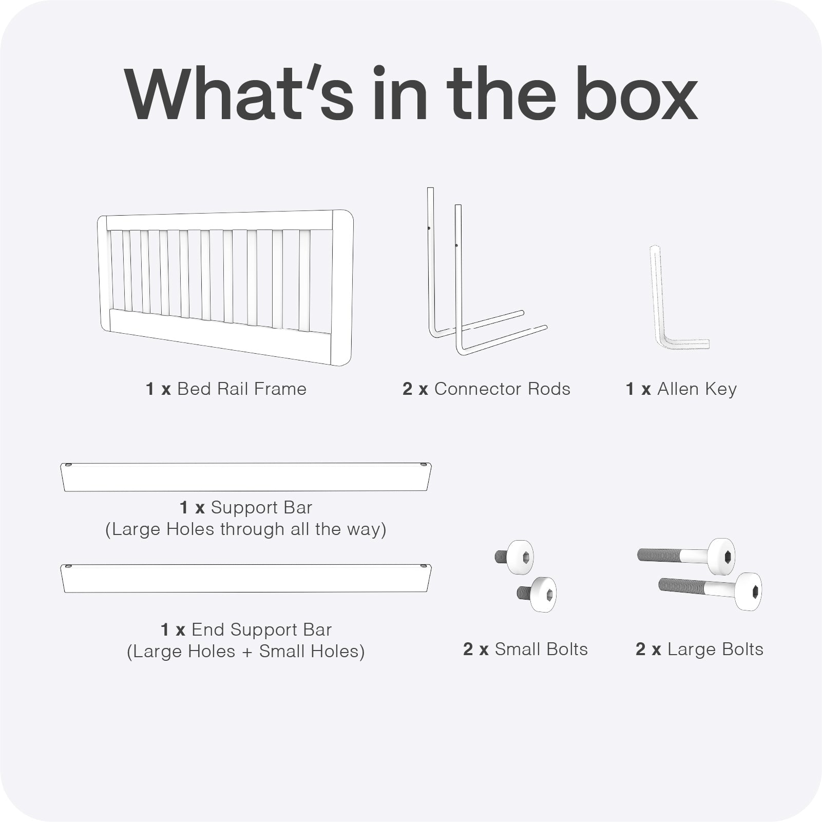 Baby Bed Rail | Timber - Image 8