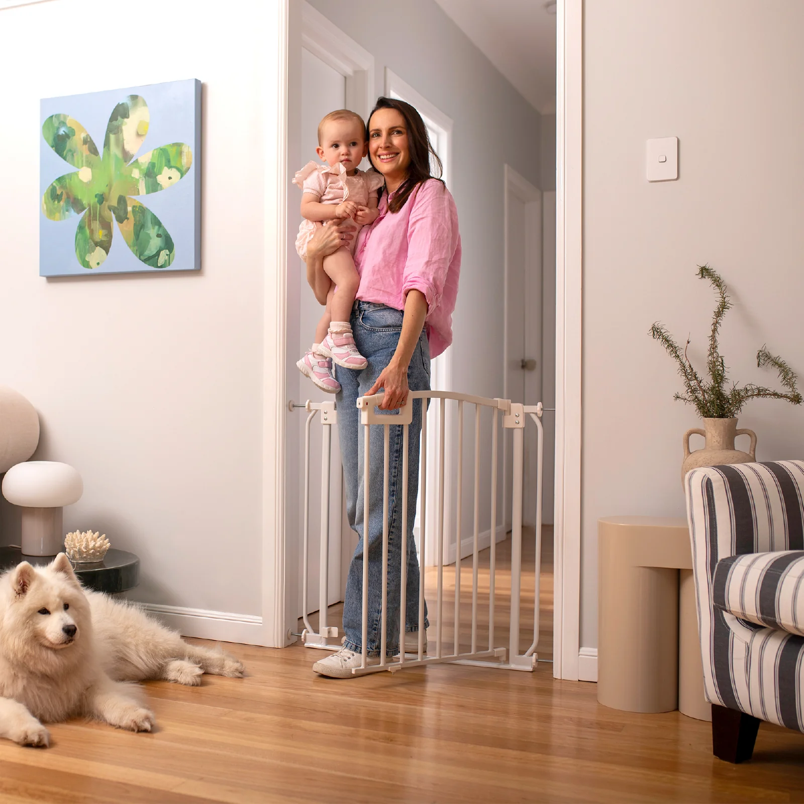 Ultimate Safe Step Baby Gate | 0.82m W x 0.79m H