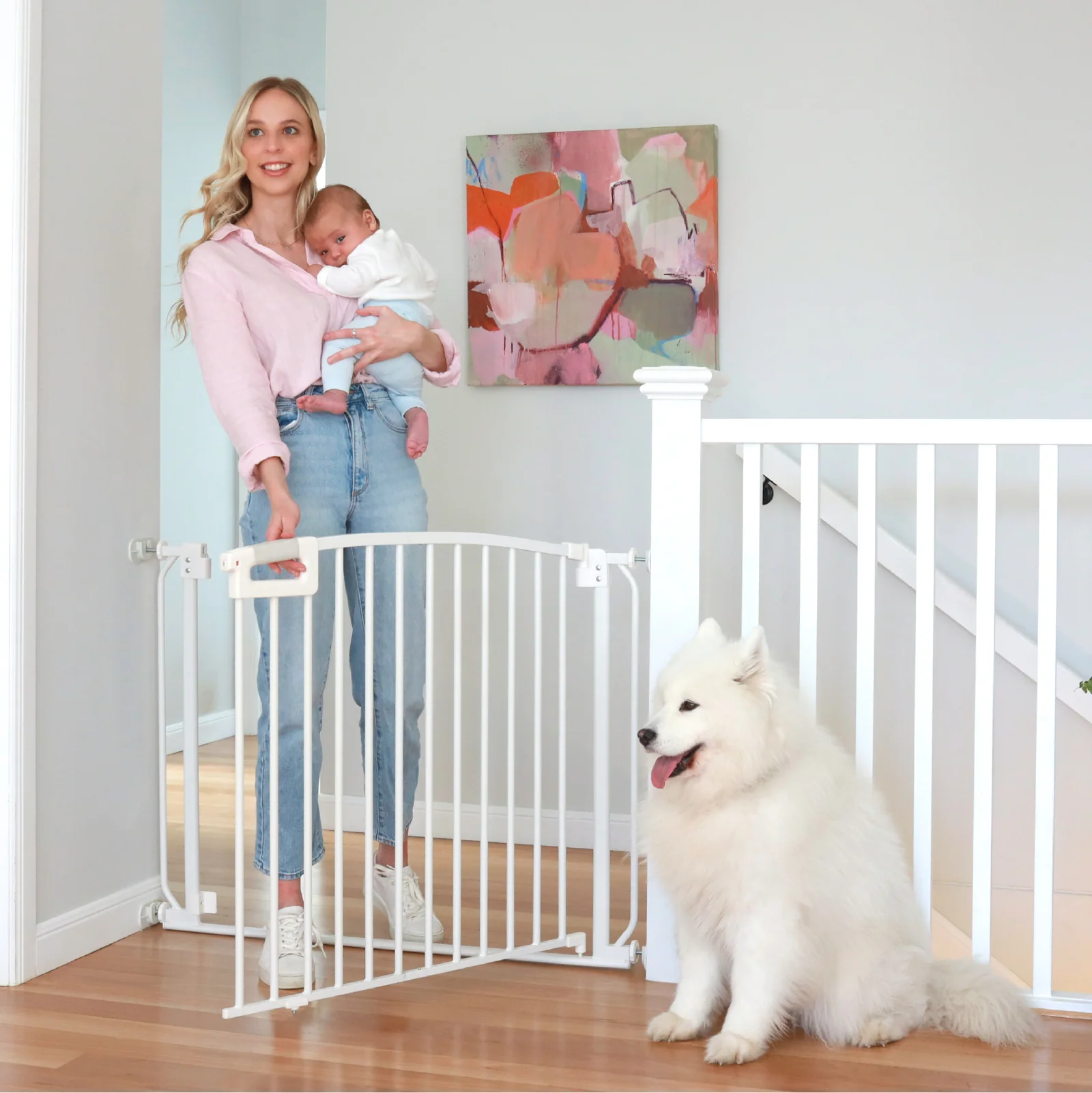 Ultimate Safe Step Baby Gate | Extra Wide | 1.07m W x 0.79m H